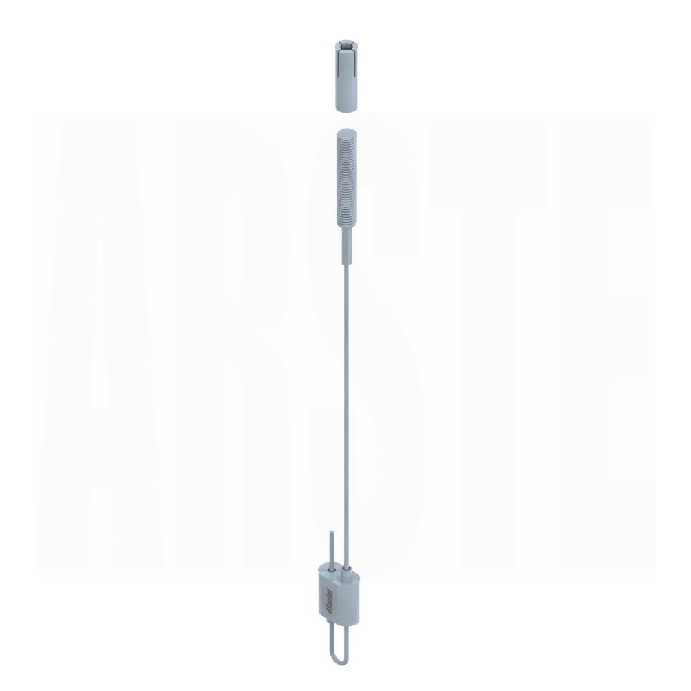 Steel wire with threaded end, 4Sprint device