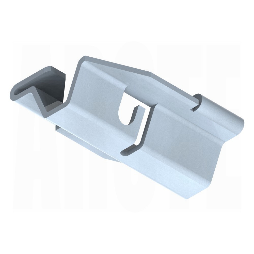 T-profile clip, white